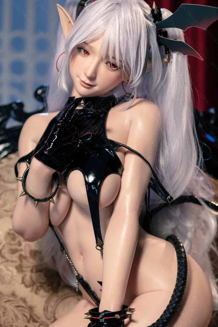 155cm (5ft1) E-Cup Lightweight Silicone Sex Doll, Movable Jaw Head momo